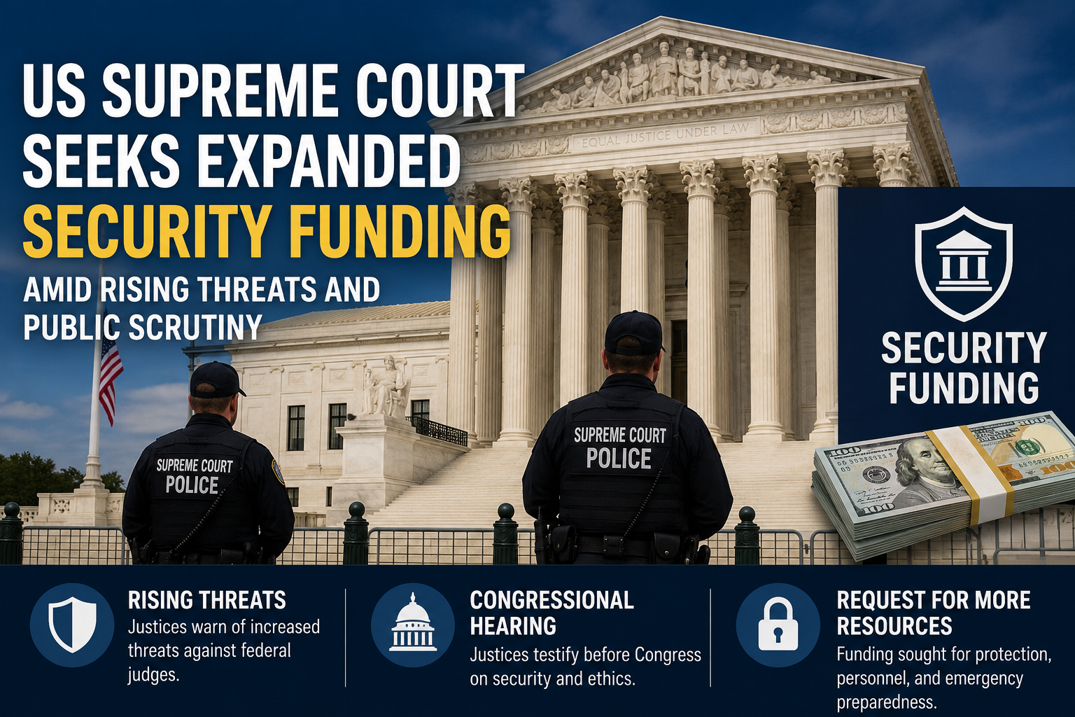 US Supreme Court Seeks Expanded Security Funding